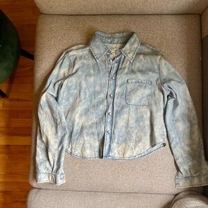 Vintage 100% cotton American Rag distressed blue jean